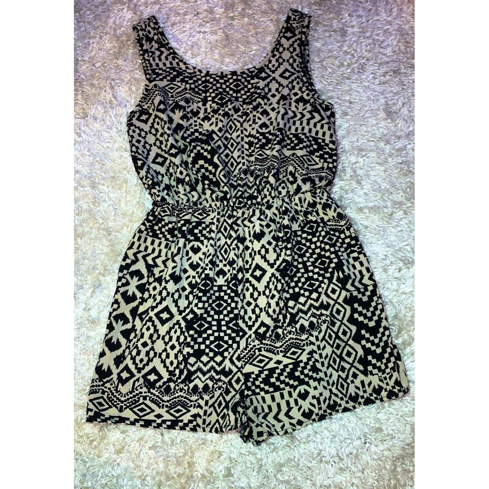 Printed romper